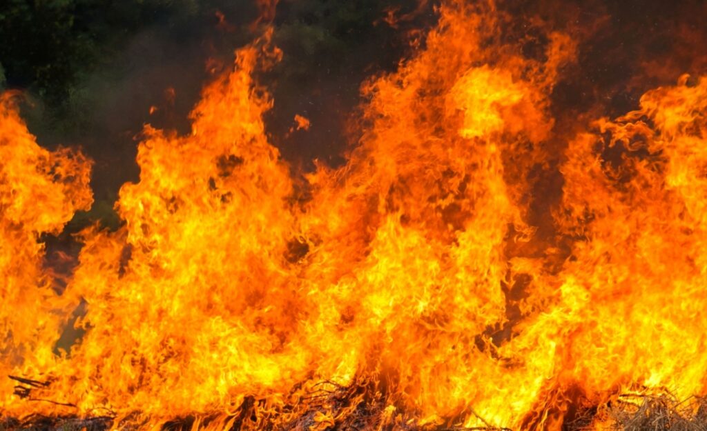 Wyjątkowo duże ryzyko pożarowe na obszarze powiatu biłgorajskiego